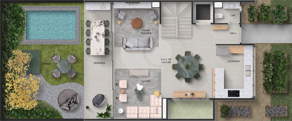 Casa à venda com 4 suítes no condomínio Tibiriça Green Home, São Paulo - SP