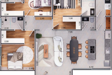 Casa Térrea à venda com 3 suítes em Jardim dos Pinheiros, Atibaia, SP