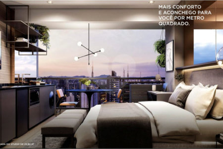 Apartamento à venda com 1 quarto em Pinheiros, São Paulo, SP