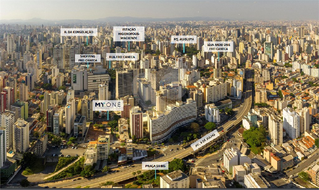 Studio à venda com 1 quarto em Bela Vista, São Paulo, SP