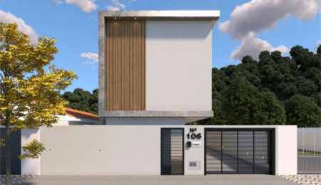 Casa com 2 dormitórios à venda, 90 m² por R$ 470.000,00 - Vila Matias - Santos/SP
