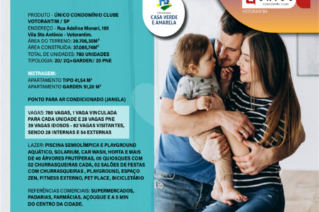 Apartamento à venda com 2 quartos em Vila Santo Antônio, Votorantim, SP