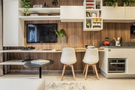 Apartamento à venda com 1 quarto em Campo Belo, São Paulo, SP