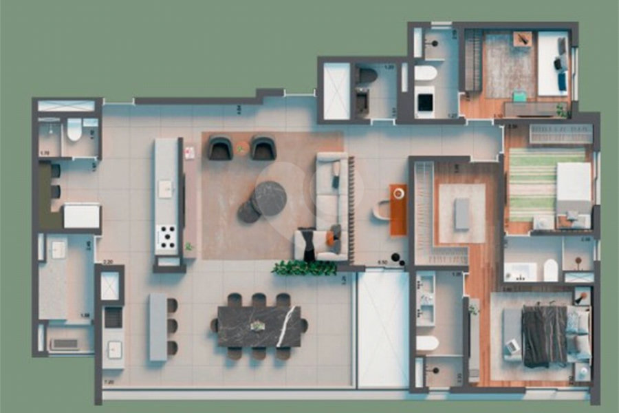 Apartamento à venda com 3 quartos em Vila Clementino, São Paulo, SP