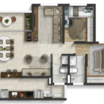 Apartamento à venda com 2 quartos, sendo 1 suíte, em Vila Espírito Santo, Sorocaba, SP
