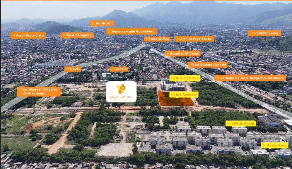 Apartamento à venda com 2 quartos em Campo Grande, Rio de Janeiro, RJ