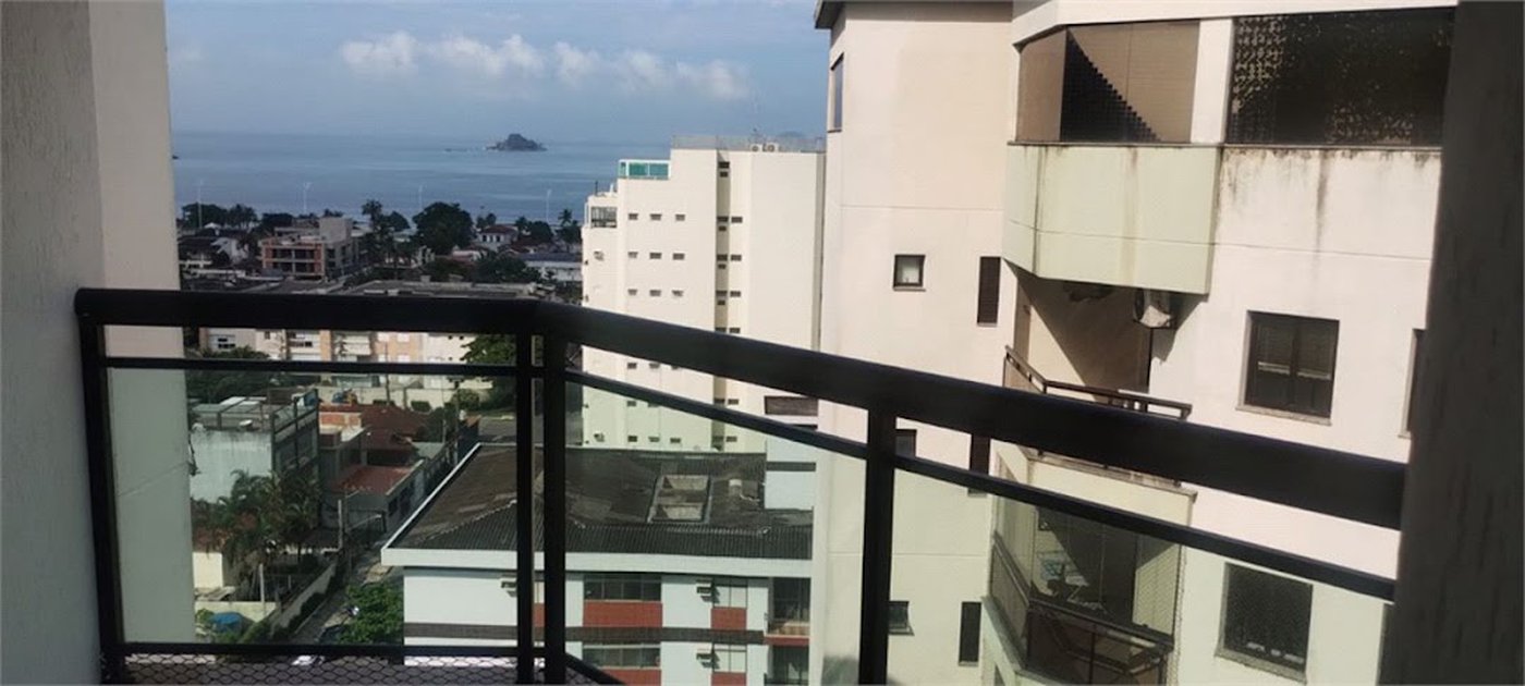 Apartamento 3 quartos com Vista para o Mar a Duas Quadras da Praia da Enseada – Guarujá
