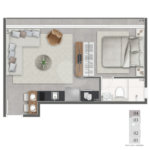 Apartamento para alugar com 1 quarto em Santana, São Paulo, SP