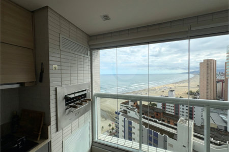 Apartamento à venda com 2 quartos, sendo 1 suíte,  em Boqueirão, Praia Grande, SP