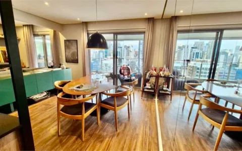 Apartamento Vila Nova Conceição 153M2, 2 suítes, 2 vagas para locação ou venda, porteira fechada