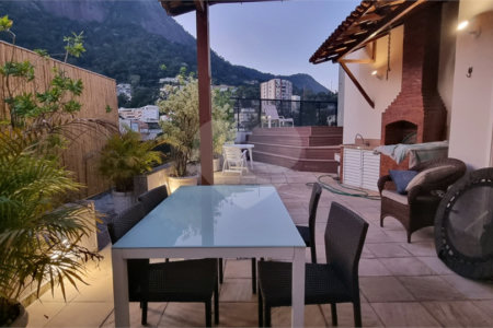 Cobertura à venda com 3 quartos, sendo 2 suítes,  em Lagoa, Rio de Janeiro, RJ