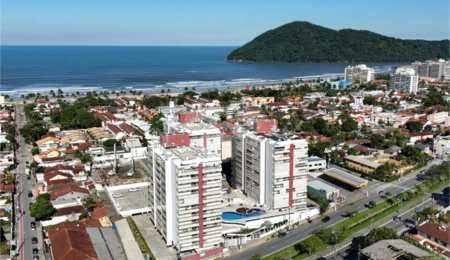 Apartamento para alugar com 2 quartos, sendo 1 suíte,  no Centro, Bertioga, SP