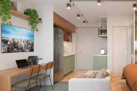 Apartamento à venda com 1 quarto em Pinheiros, São Paulo, SP