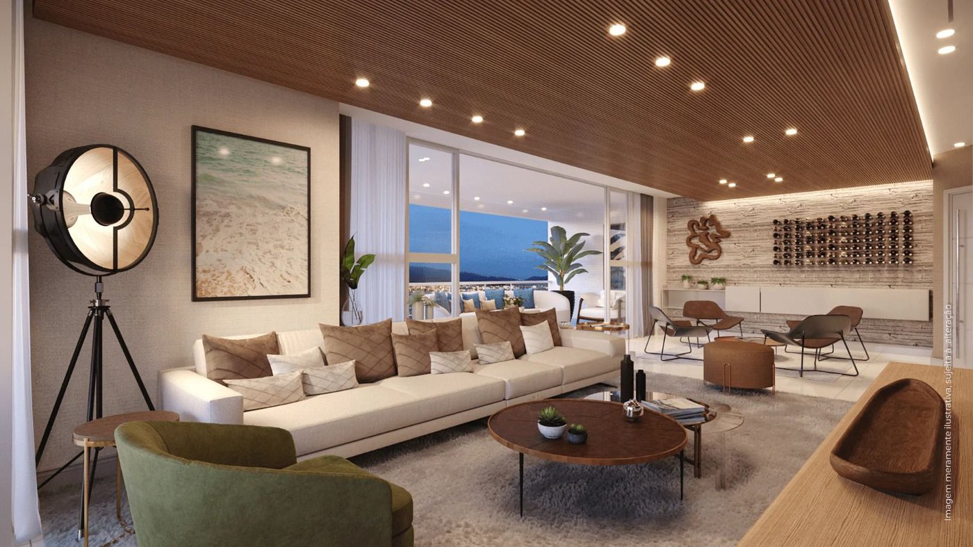 Apartamento com 3 dormitórios à venda, 227 m² por R$ 6.000.000,00 - Ponta da Praia - Santos/SP