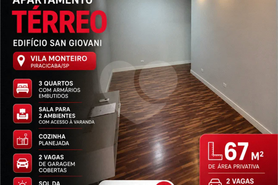 Apartamento à venda na Vila Monteiro em Piracicaba - SP.