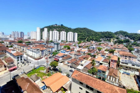 Apartamento com 2 dormitórios à venda, 73 m² por R$ 420.000,00 - Marapé - Santos/SP