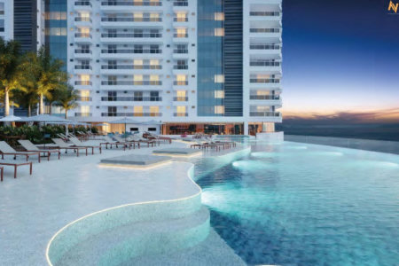 Vende-se lançamento alto padrão/Ponta da Praia com 4 dorm /suíte/wc social e de serviço/4 vagas