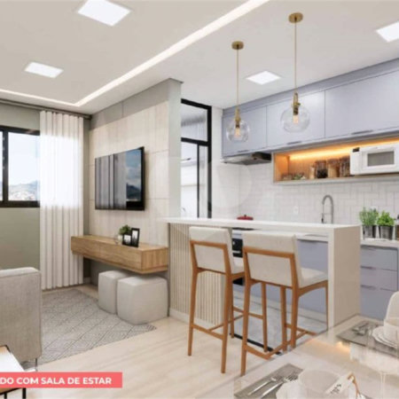 Apartamento à venda com 1 suíte em Alvinópolis, Atibaia, SP