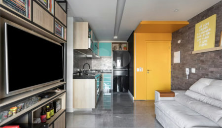 Apartamento à venda com 1 quarto em Cidade Monções, São Paulo, SP