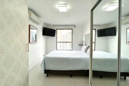 Apartamento à venda ou para alugar com 2 quartos, sendo 1 suíte, em Brooklin, São Paulo, SP