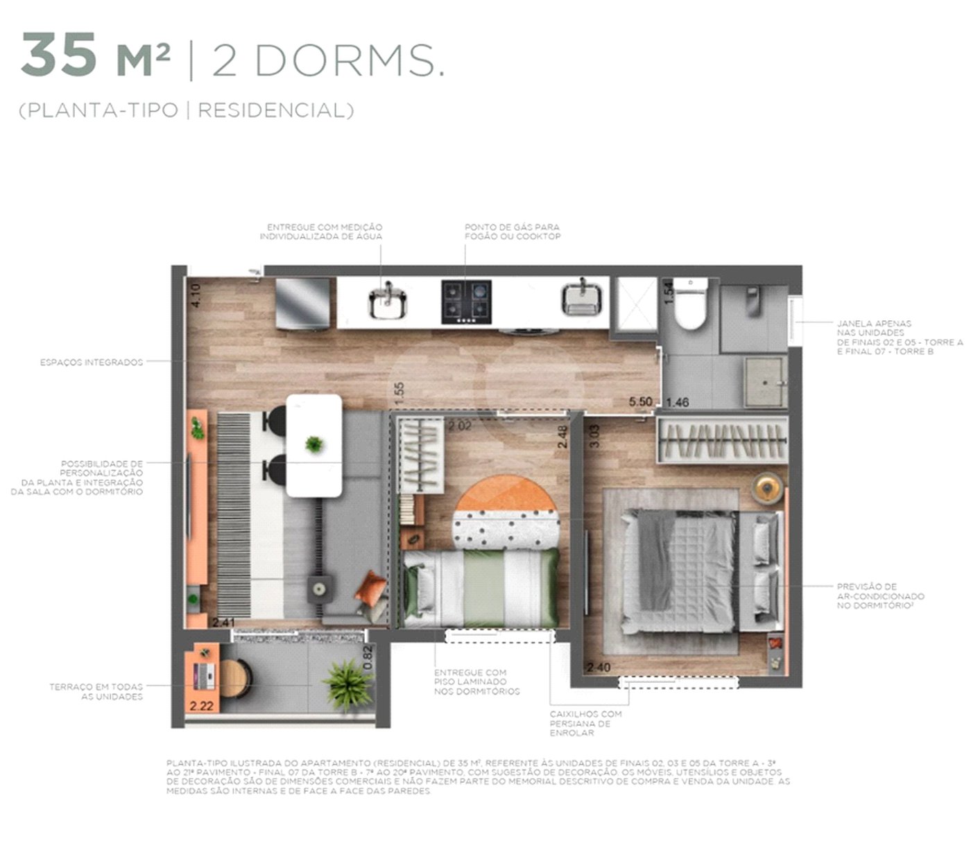Apartamento à venda com 2 quartos em Perdizes, São Paulo, SP