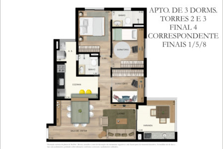Apartamento à venda com 2 quartos, sendo 1 suíte,  em Campo Grande, São Paulo, SP