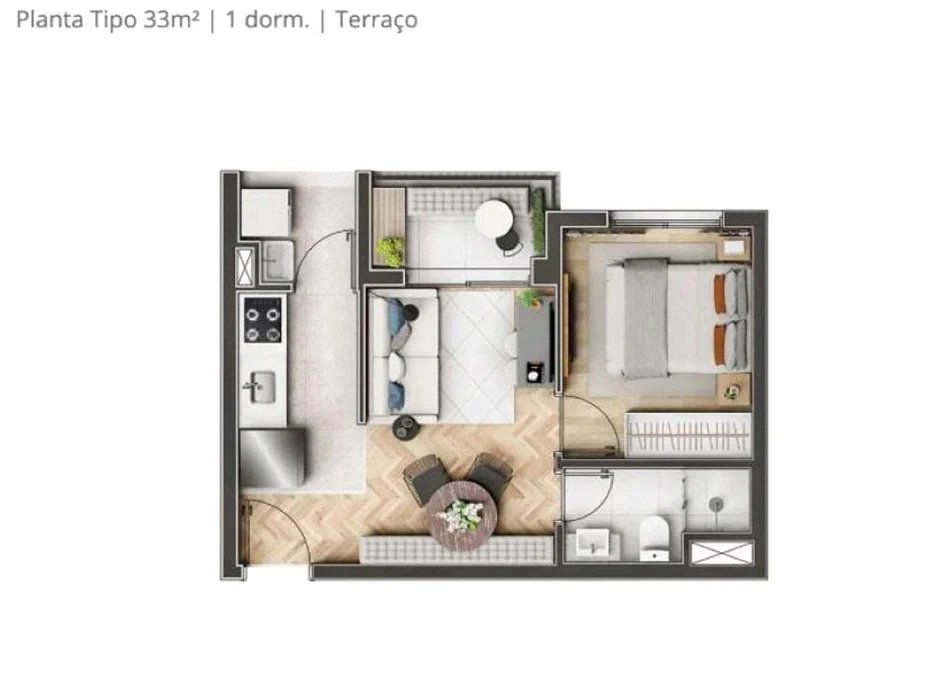 Apartamento à venda com 1 quarto em Vila Leopoldina, São Paulo, SP