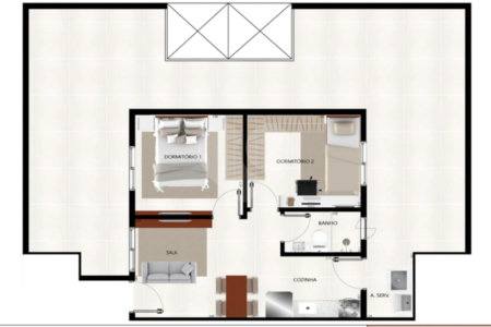Apartamento à venda com 2 quartos em Vila Guilhermina, São Paulo, SP