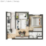Apartamento à venda com 1 quarto em Vila Leopoldina, São Paulo, SP