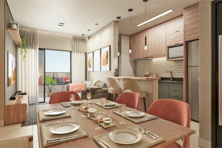 Apartamento à venda com 2 quartos, sendo 1 suíte, em Residencial Jardins da Catalunha, Atibaia, SP