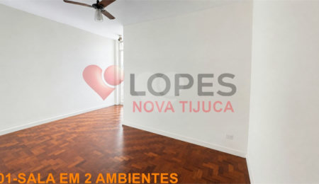 Apartamento à venda com 2 quartos, sendo 1 suíte,  em Tijuca, Rio de Janeiro, RJ