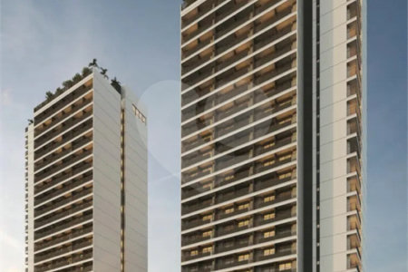 Apartamento novo (em obras) na região de pinheiros, com 52m² e próximo ao metrô