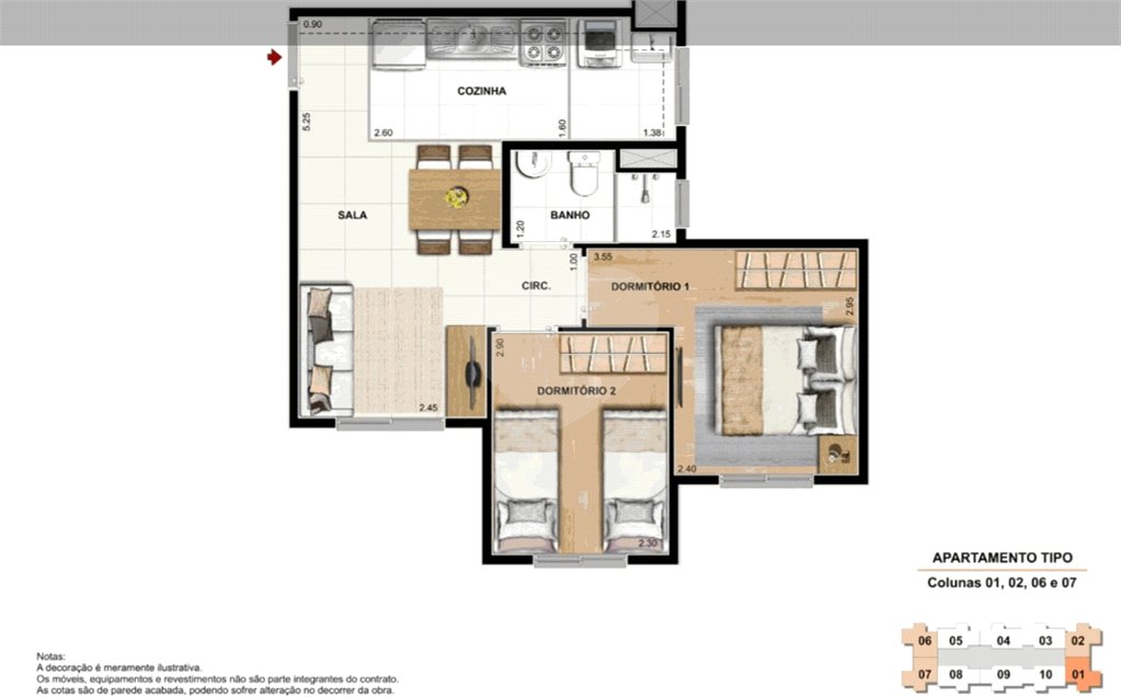 Apartamento à venda com 2 quartos em Vila Plana, São Paulo, SP
