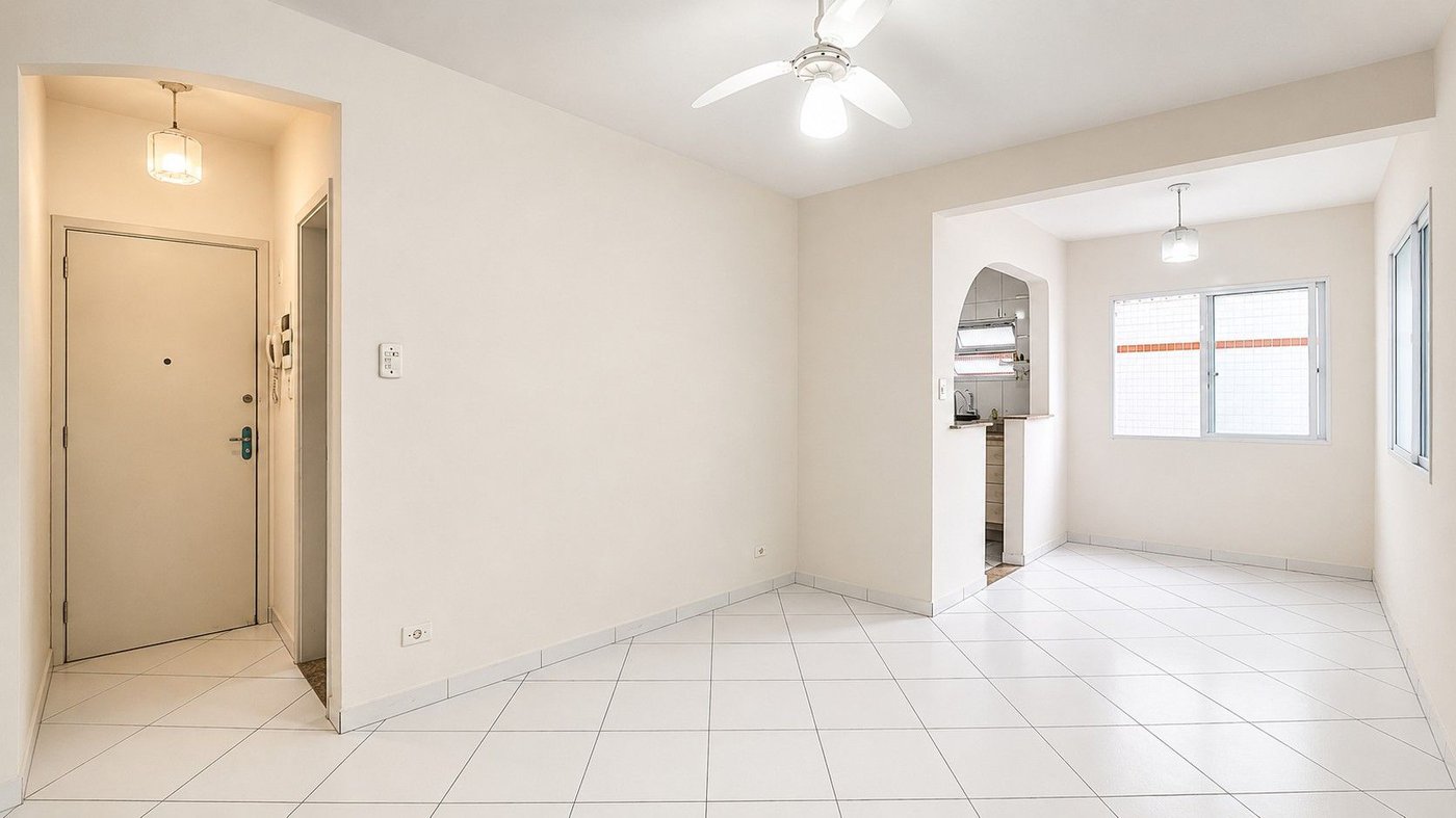Apartamento com 1 dormitório à venda, 53 m² por R$ 380.000,00 - Boqueirão - Santos/SP