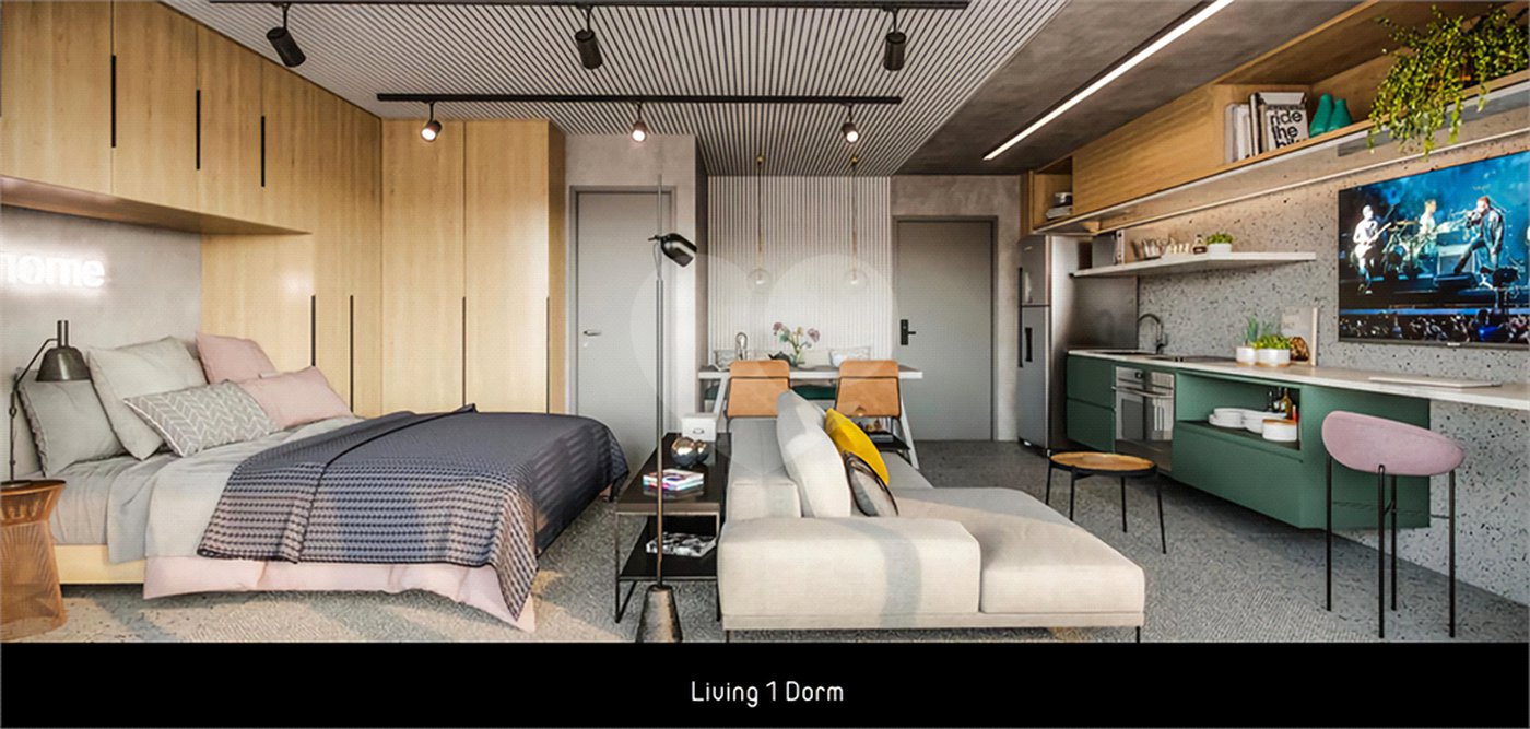 Apartamento à venda com 1 quarto em República, São Paulo, SP