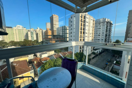 Apartamento com 2 dormitórios à venda, 83 m² por R$ 1.260.000,00 - Aparecida - Santos/SP