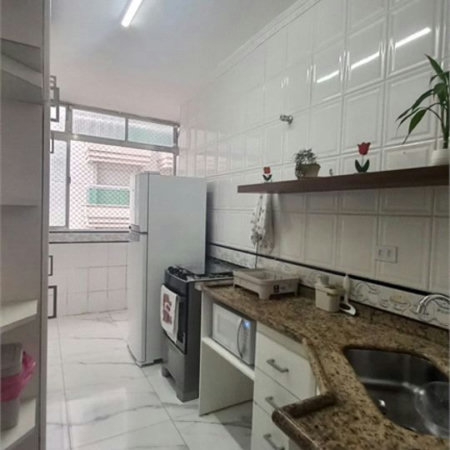 Apartamento com 3 dormitórios à venda, 87 m² por R$ 690.000,00 - Gonzaga - Santos/SP