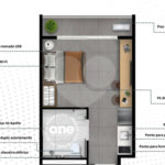 Apartamento à venda com 1 quarto em Bela Vista, São Paulo, SP