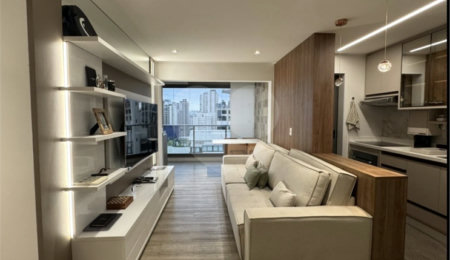 Apartamento para alugar com 2 quartos, sendo 1 suíte,  em Indianópolis, São Paulo, SP