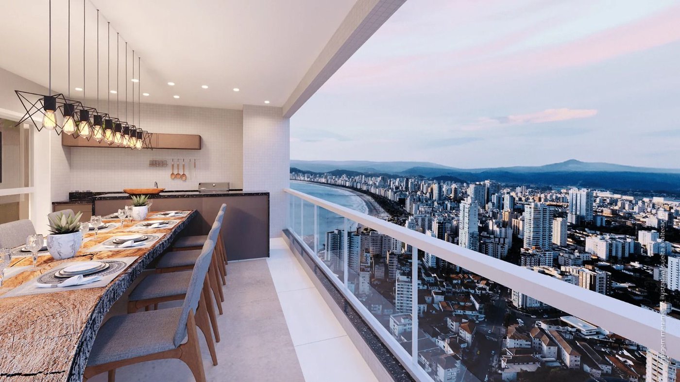 Apartamento com 3 dormitórios à venda, 227 m² por R$ 6.000.000,00 - Ponta da Praia - Santos/SP