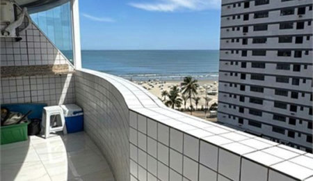 Apartamento com 2 dormitórios à venda, 105 m² por R$ 650.000,00 - Tupi - Praia Grande/SP