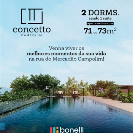 Apartamento à venda com 2 quartos, sendo 1 suíte, em Parque Campolim, Sorocaba, SP