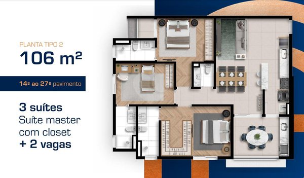Apartamento 106m² 10