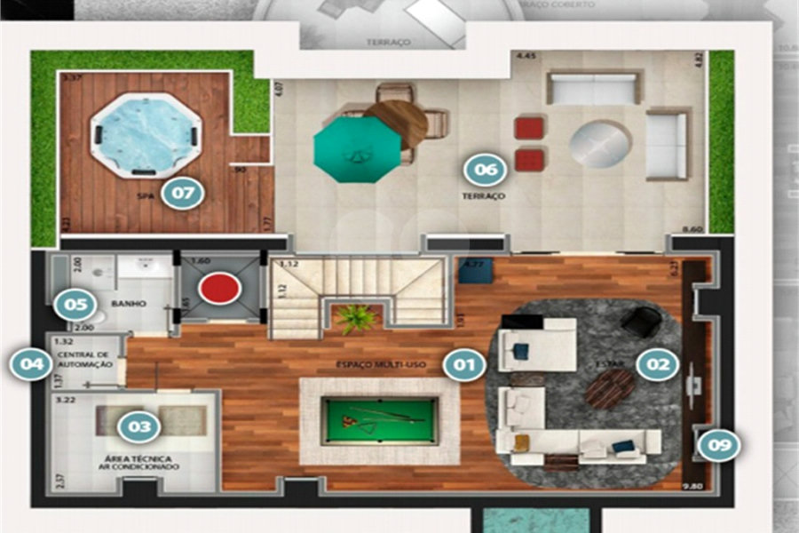 Casa à venda com 5 quartos, sendo 4 suítes,  no condomínio Maison Du Parc, São Paulo - SP