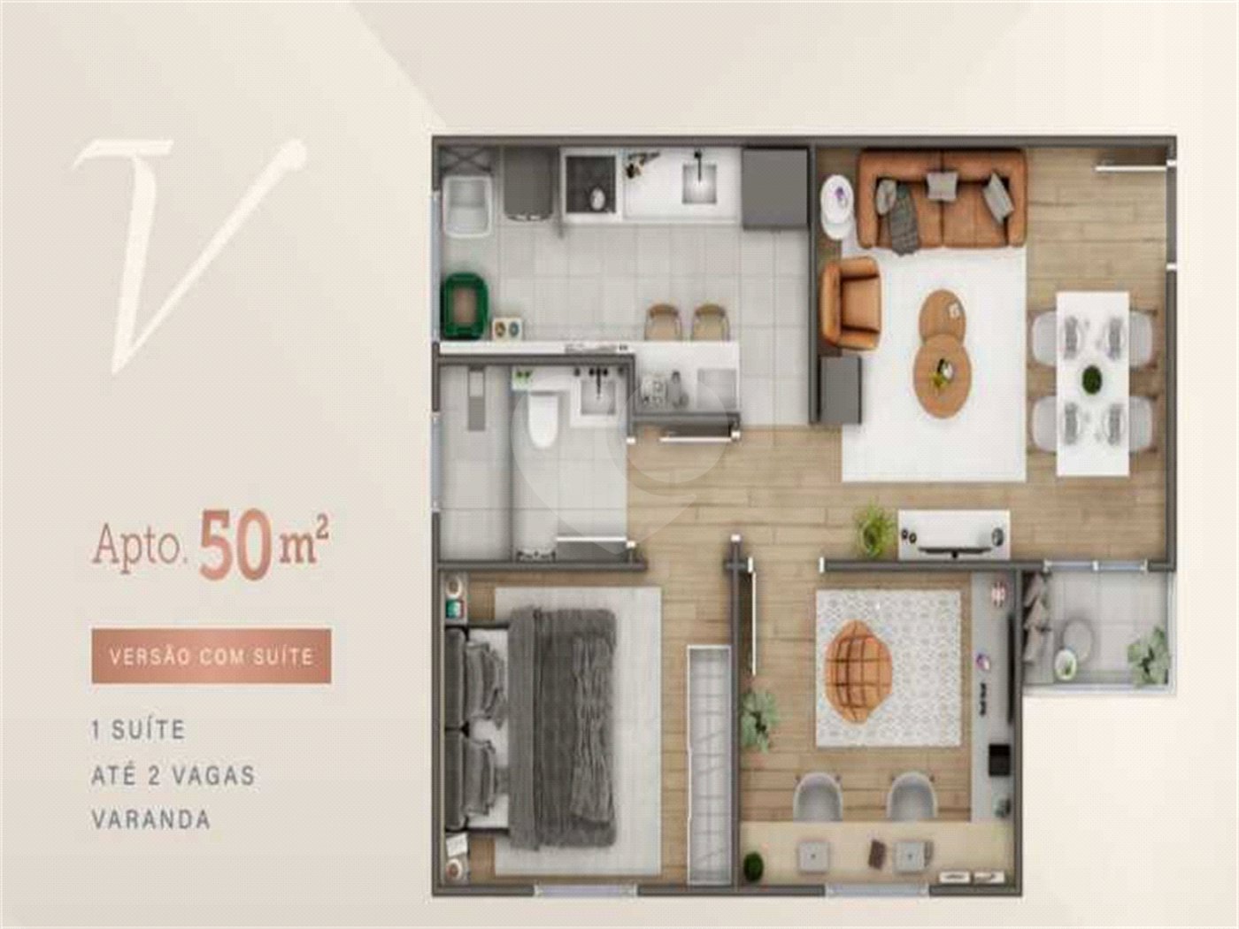 Apartamento à venda com 2 quartos em Parque Santos Dumont, Votorantim, SP
