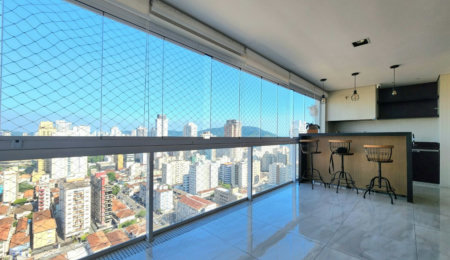 Apartamento com 3 dormitórios à venda, 155 m² por R$ 2.379.000,00 - Embaré - Santos/SP