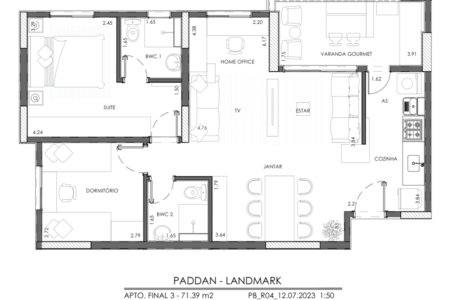 Apartamento à venda com 2 quartos, sendo 1 suíte, no Centro, São Bernardo do Campo, SP