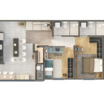 Apartamento à venda com 2 quartos, sendo 1 suíte, em Jardim América, Sorocaba, SP