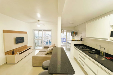 Apartamento para alugar, 54 m² por R$ 6.000,02/mês - Embaré - Santos/SP