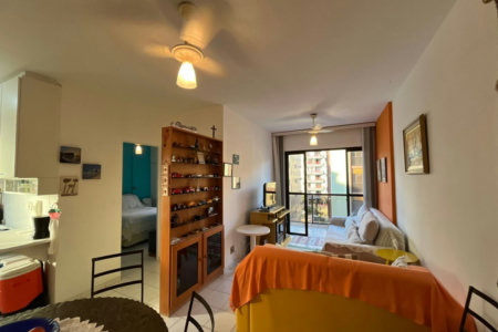 Apartamento com 1 dormitório à venda, 52 m² por R$ 290.000,00 - Jardim Três Marias - Guarujá/SP